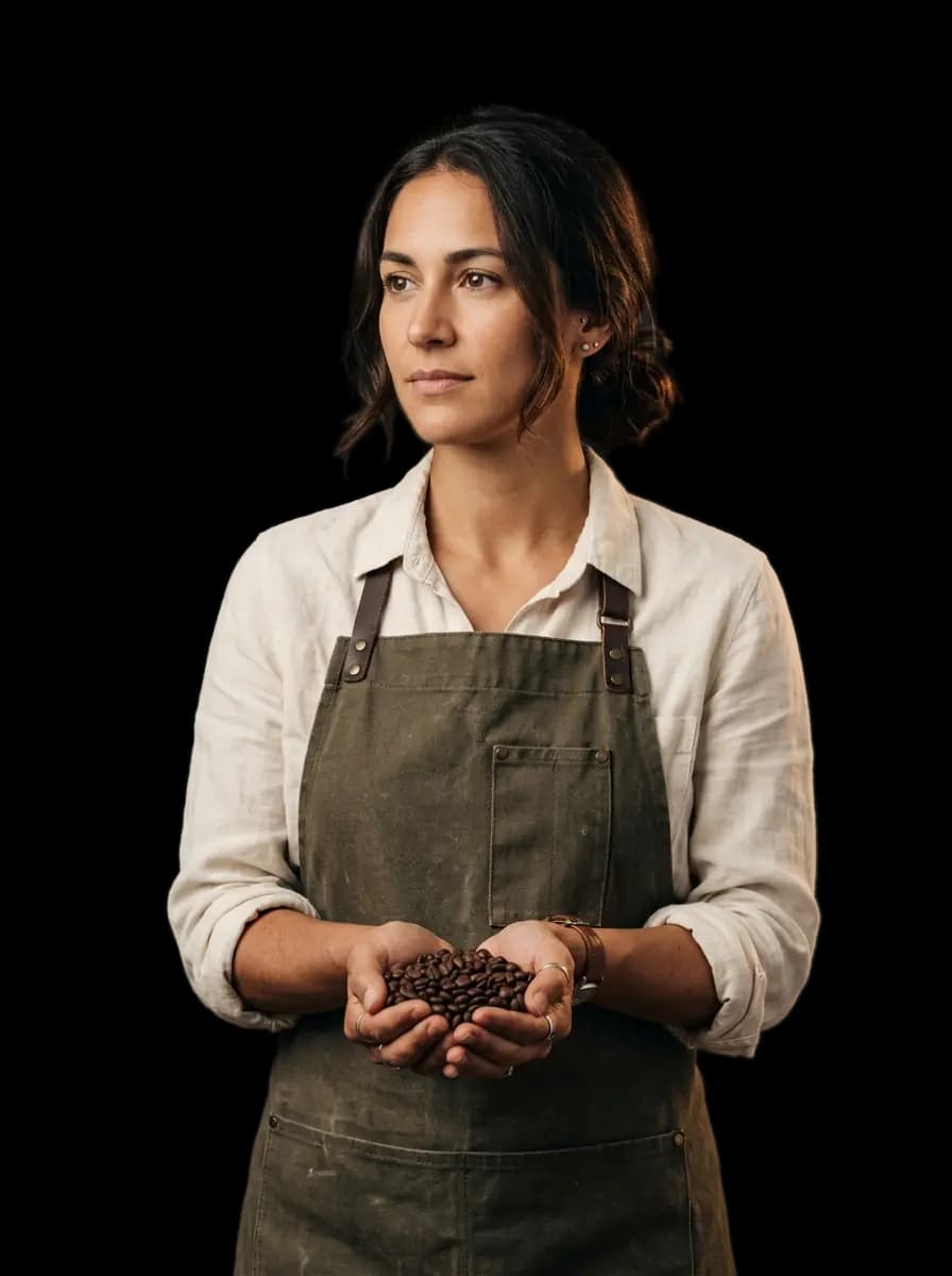 Coralie, torréfactrice — Maison Vergon